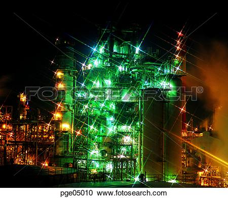 Stock Photography of industrial complex, industrial park.