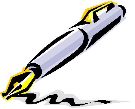 Ink pen pen clip art image.