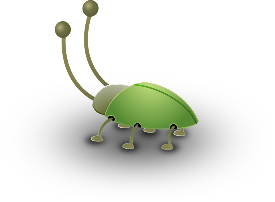 Bug antenna clipart.