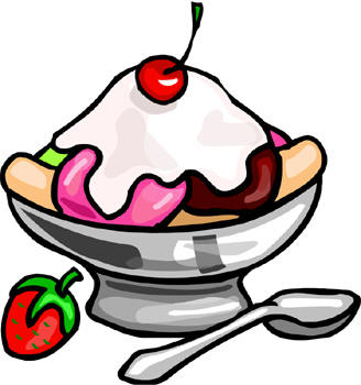 Ice Cream Sundae Clipart.