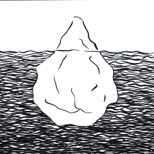 Black Clipart Iceberg White.