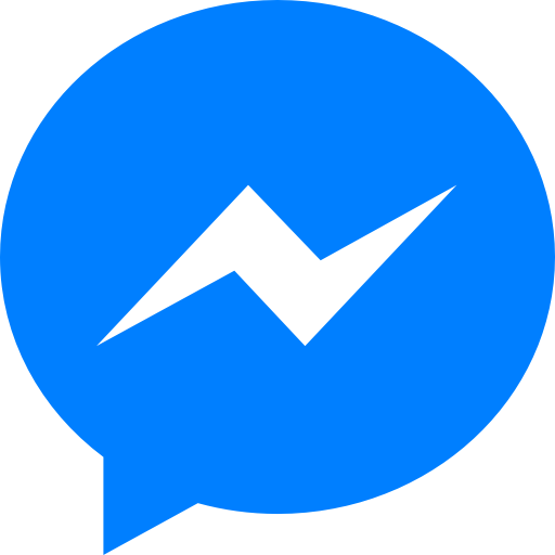 Facebook messenger icon.