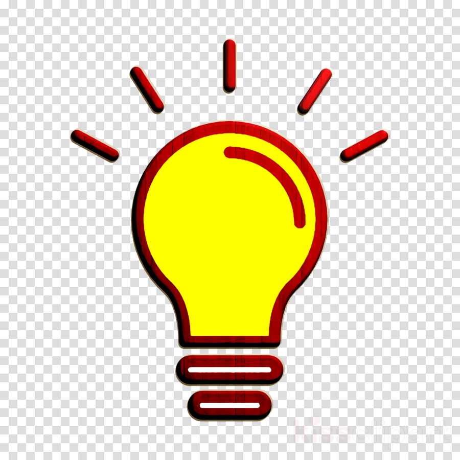 Idea icon SEO icon Lightbulb icon clipart.