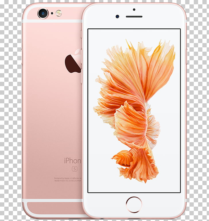 IPhone 6s Plus Telephone Apple LTE, GOLD ROSE PNG clipart.