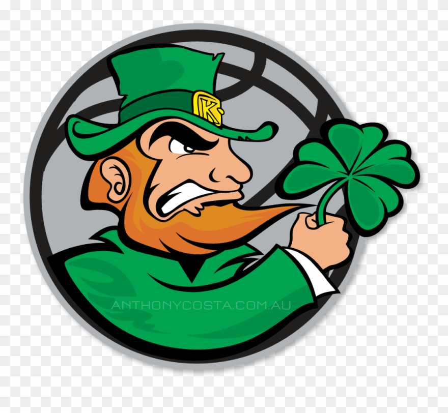 Kellyville Irish Basketball Logo Design.