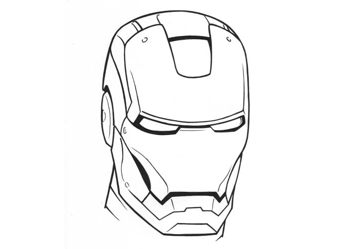 Free Iron Man Clipart Black And White, Download Free Clip.