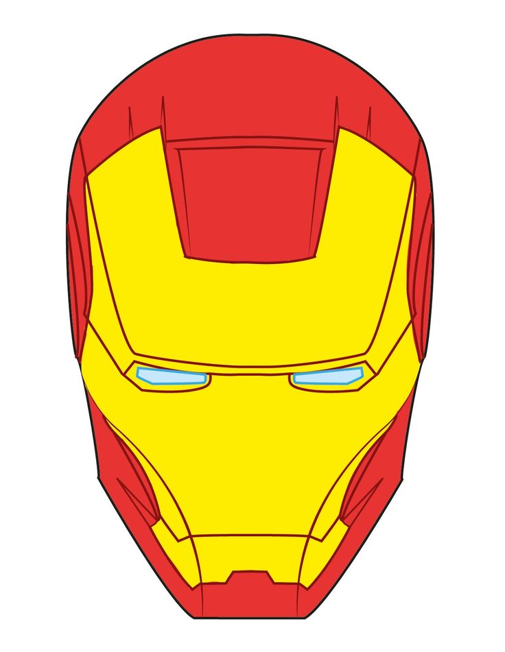 Ironman mask clipart.