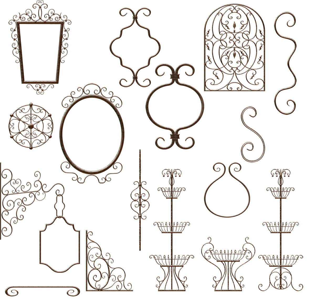 free wrought iron clipart.