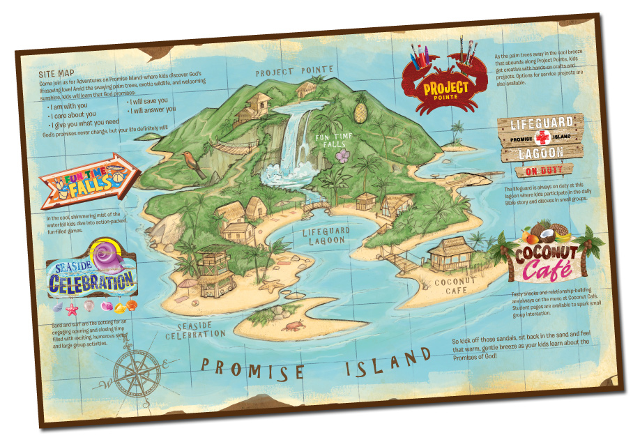 Adventures On Promise Island Clipart.