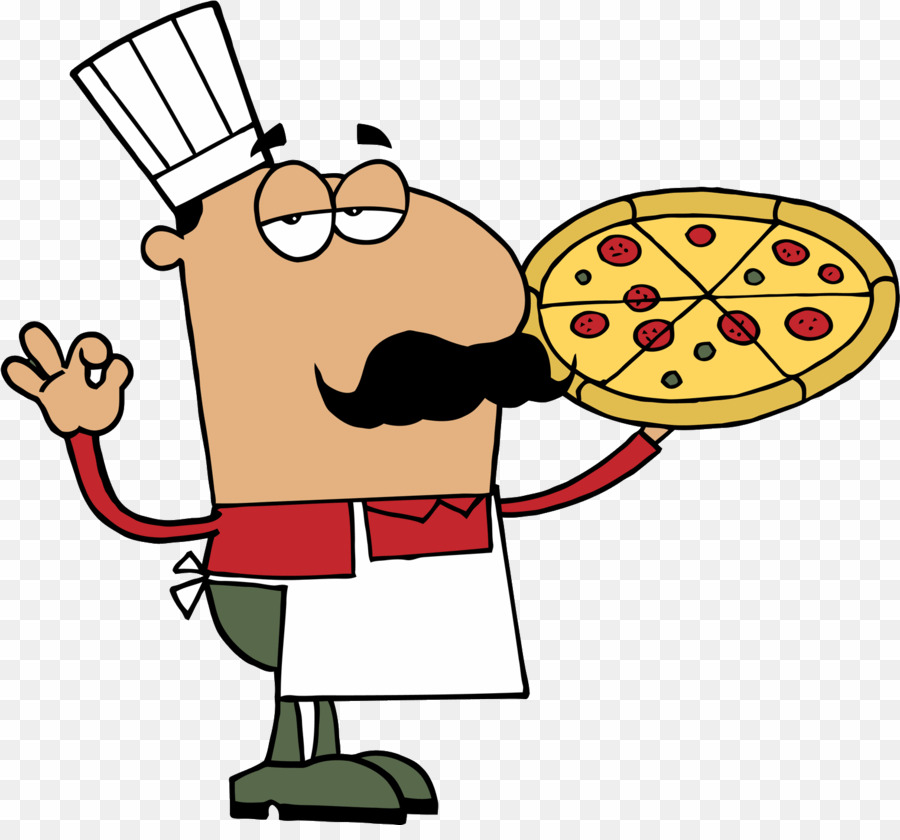 Cartoon Pizza Man PNG Pizza Italian Cuisine Clipart download.