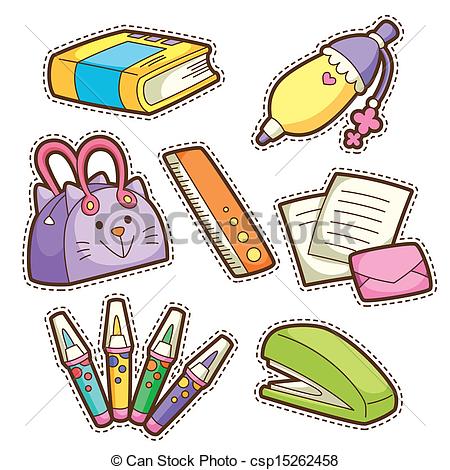 School Item Clipart.