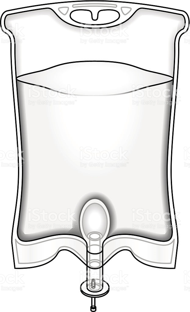 Iv Bag Clipart.