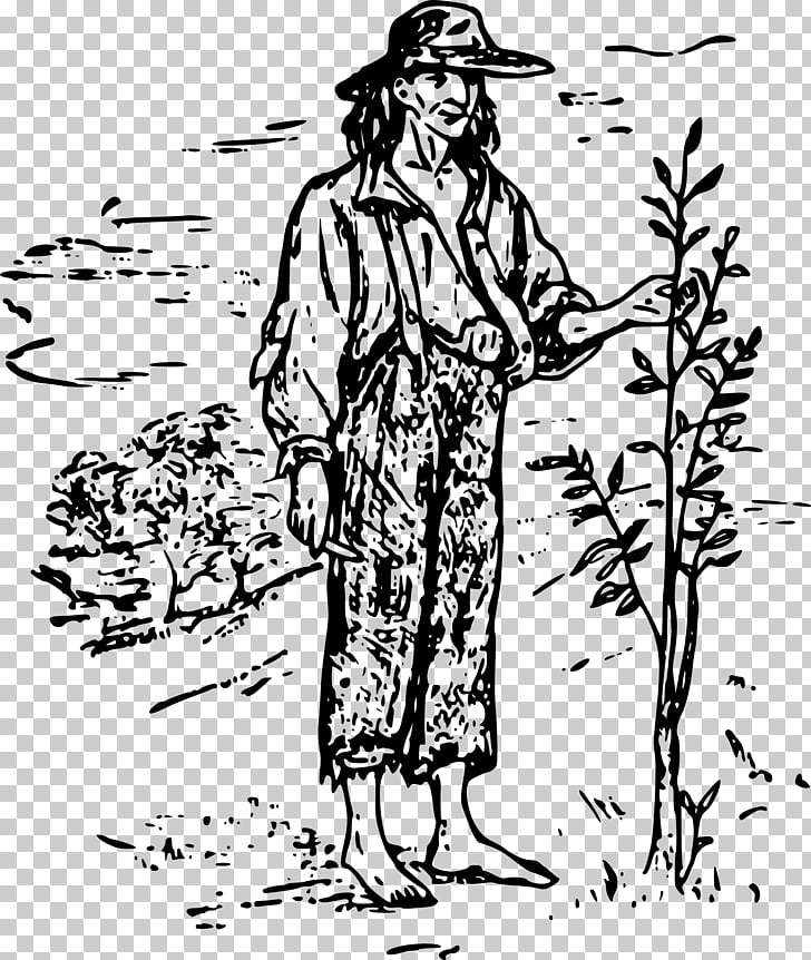 United States , johnnyappleseed PNG clipart.