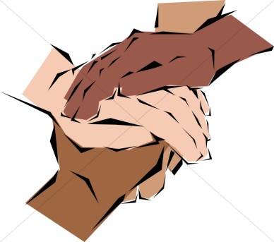 Clipart Hands Together.