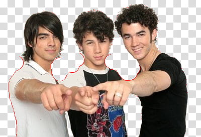 Jonas Brothers transparent background PNG clipart.