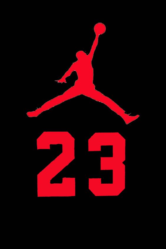 Red jordan Logos.