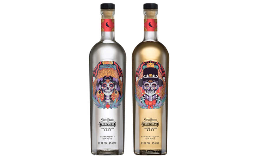 Jose Cuervo celebrates Día de Muertos with packaging.