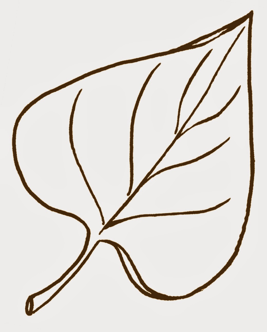 Free clip art ~ ivy leaf.