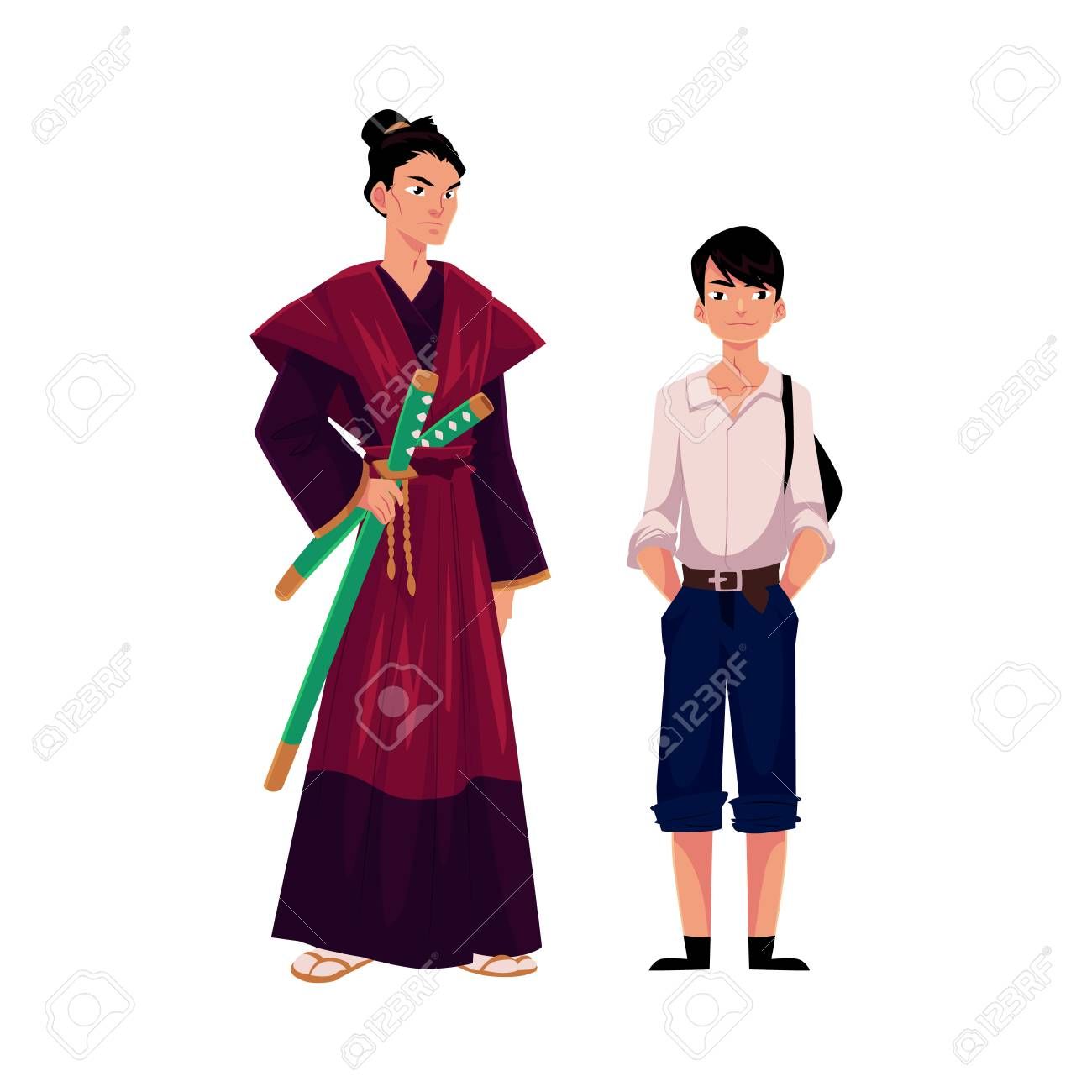 Samurai Clipart japanese history 2.