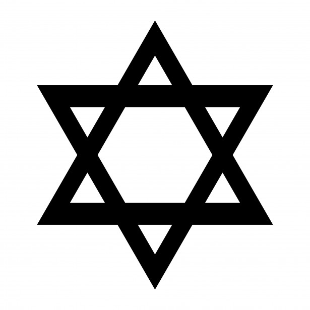 Free Jewish Clipart Images: Star of David.