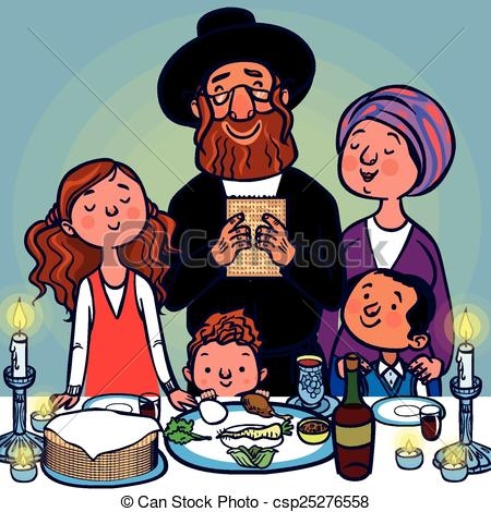 Jewish Family Clipart.