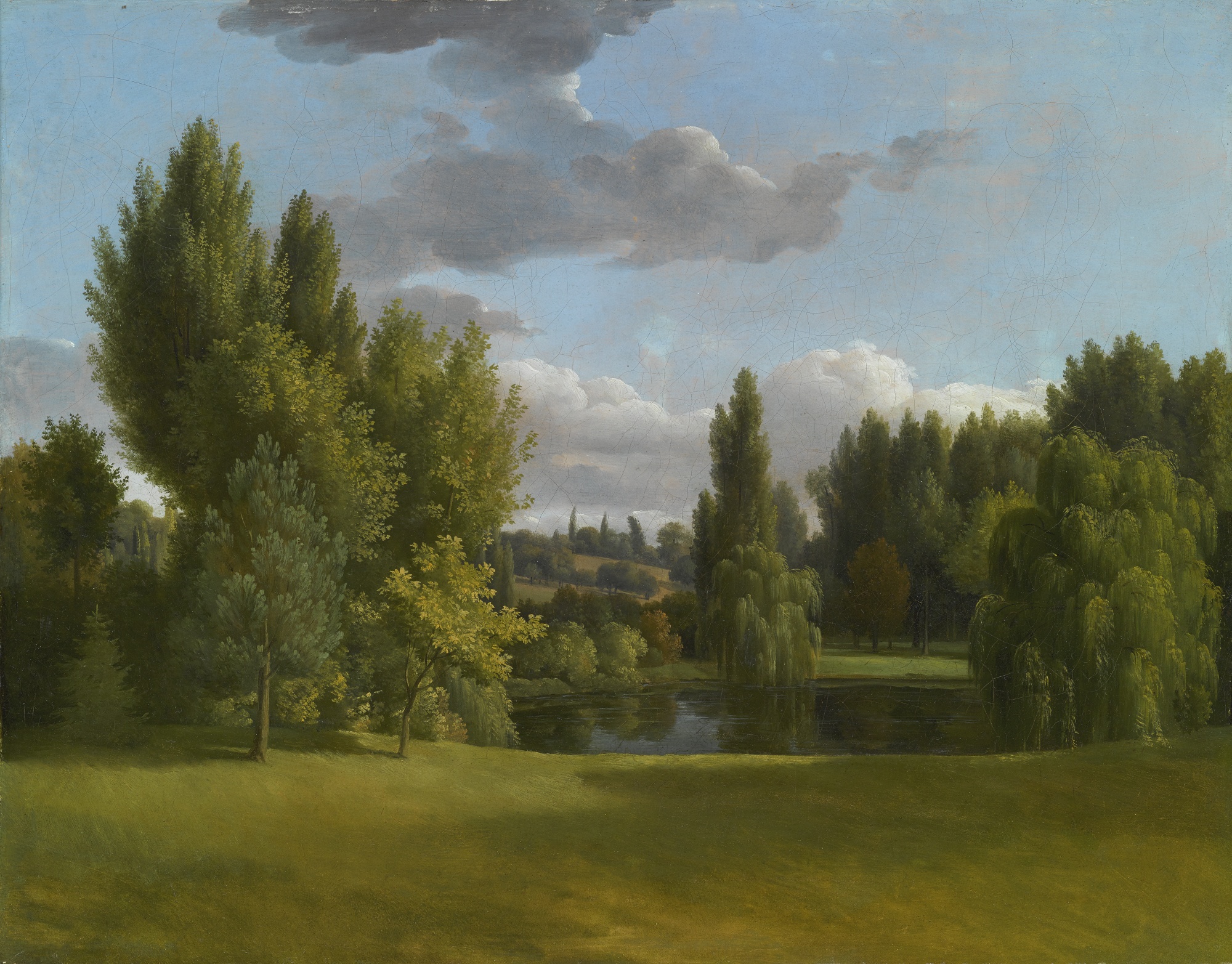 Jean Joseph Xavier Bidauld LANDSCAPE WITH TREES SURROUNDING A.