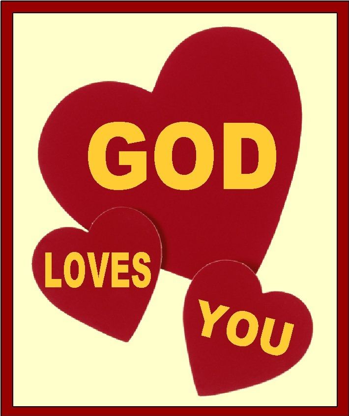 God Loves You Clip Art.