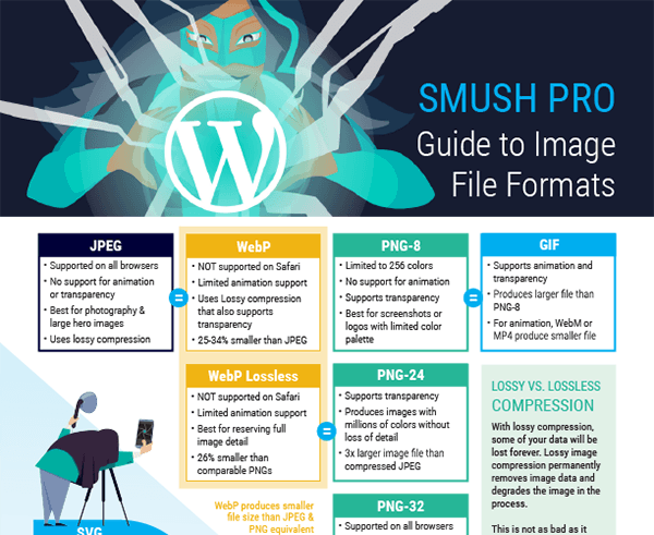 Best Image Formats for Websites Compared! PNG, JPG, GIF, and WebP.