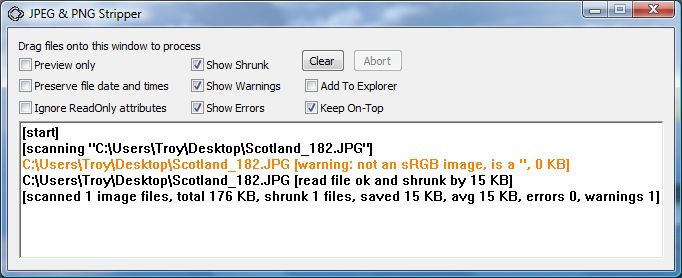 JPEG & PNG Stripper.