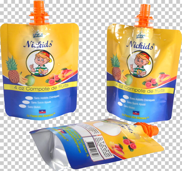 Plastic bag Packaging and labeling Aluminium foil, puree PNG.