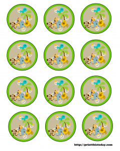 Free Safari or Jungle Theme Baby Shower Printables. Also has giraffe.