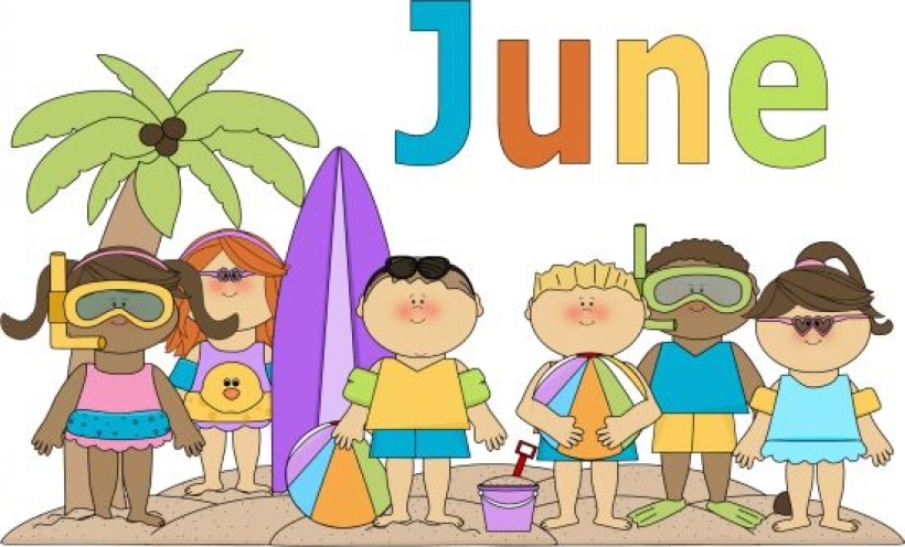 Calendar june clipart.