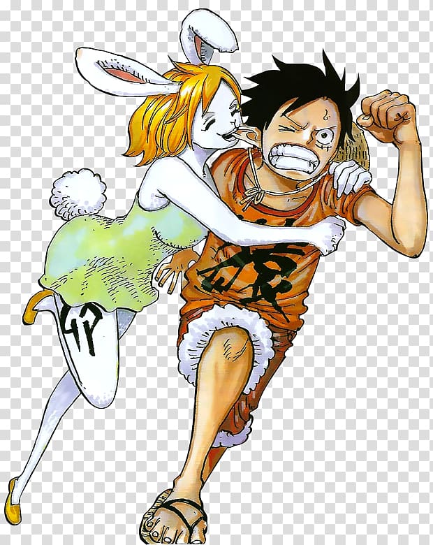 Monkey D. Luffy One Piece Manga Anime Color, carrot one.