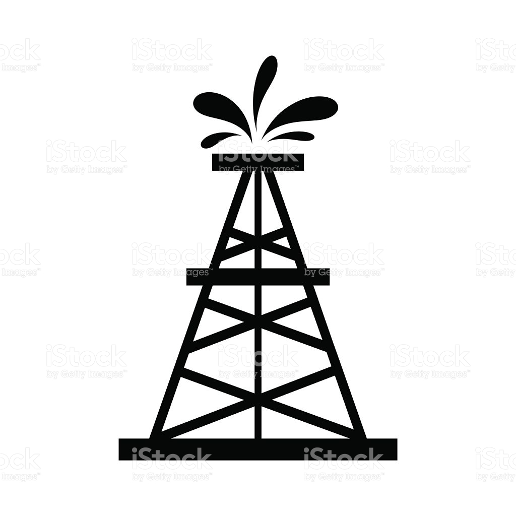 Oil Derrick Drawing.