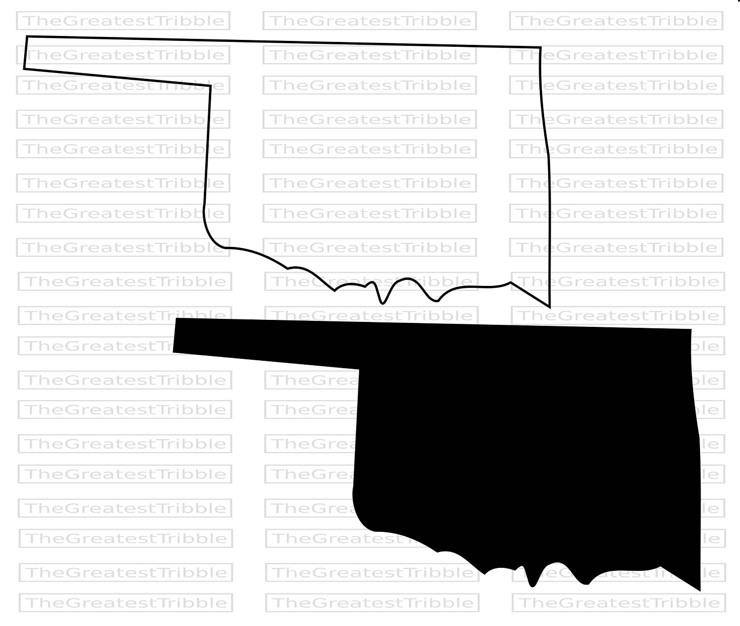 State Of Oklahoma Clipart.