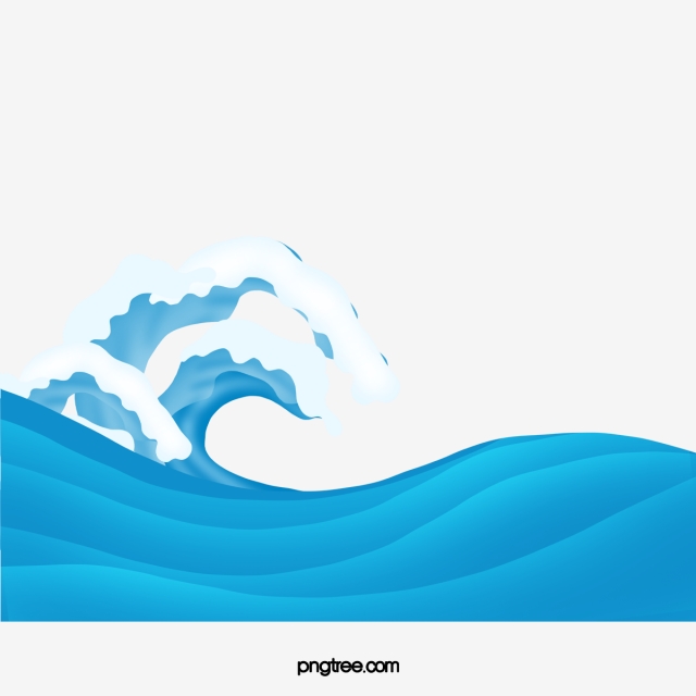 Cartoon Spray Olas, Cartoon, Spray, Ola PNG y Vector para.