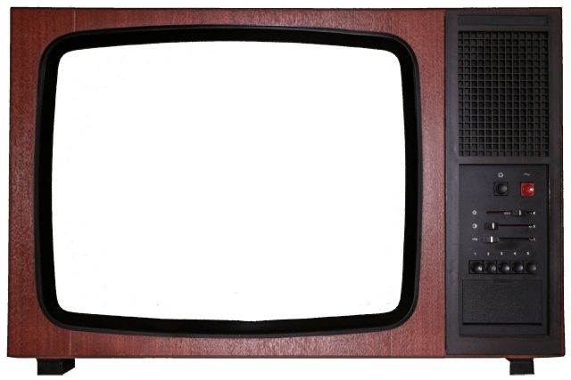 TV png images, old tv, free download.