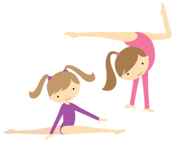 Gymnastics open gym clipart.