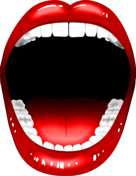 Open Mouth Clip Art.