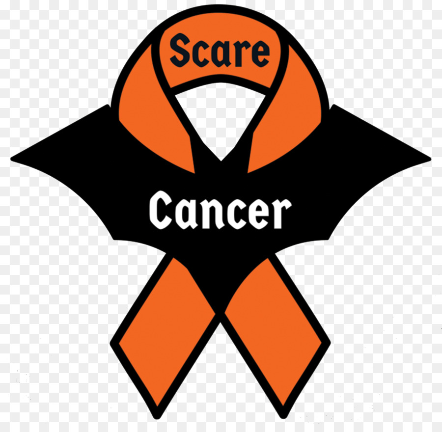 Awareness ribbon Orange ribbon Leukemia Cancer.