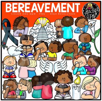 Bereavement Clip Art Set {Educlips Clipart}.