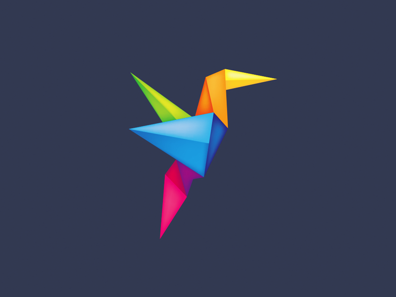 Origami Bird by Leo on Dribbble.