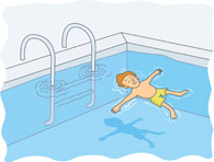 Clip Art Swimming Pool Games Clipart.