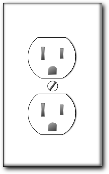 Clip Art Power Socket Clipart.