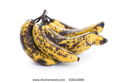 Overripe Bananas Stock Photos, Royalty.