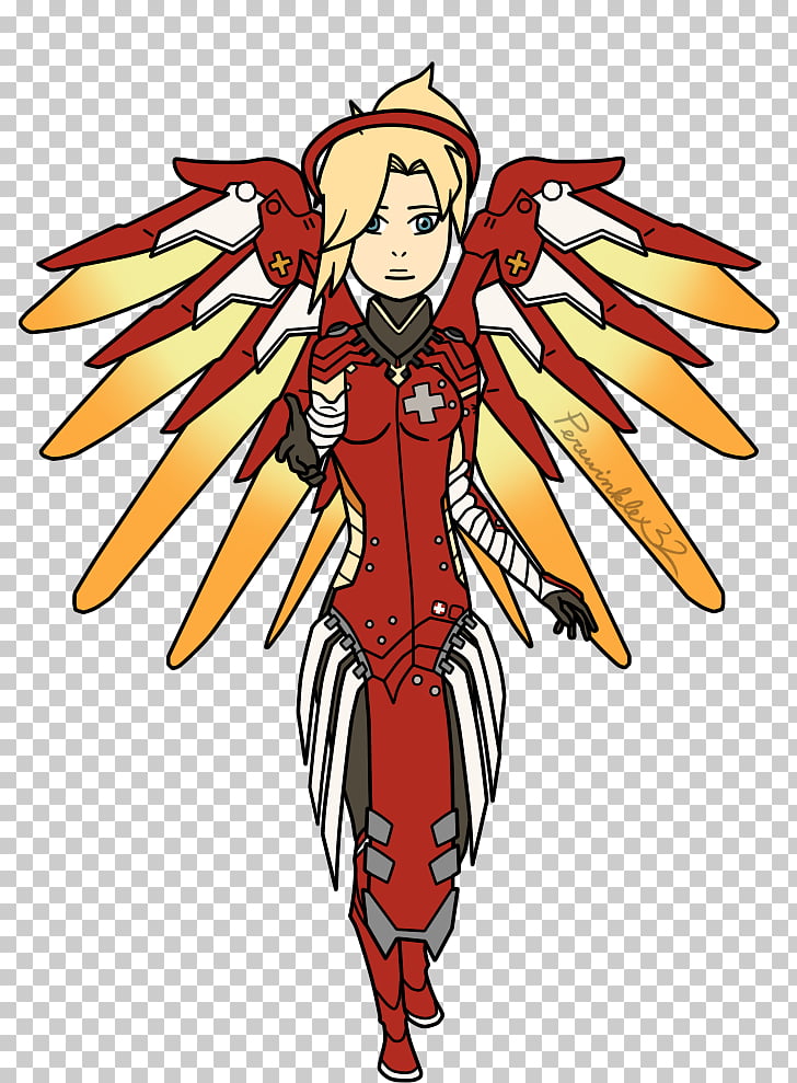 Overwatch Mercy Fan art, fan PNG clipart.