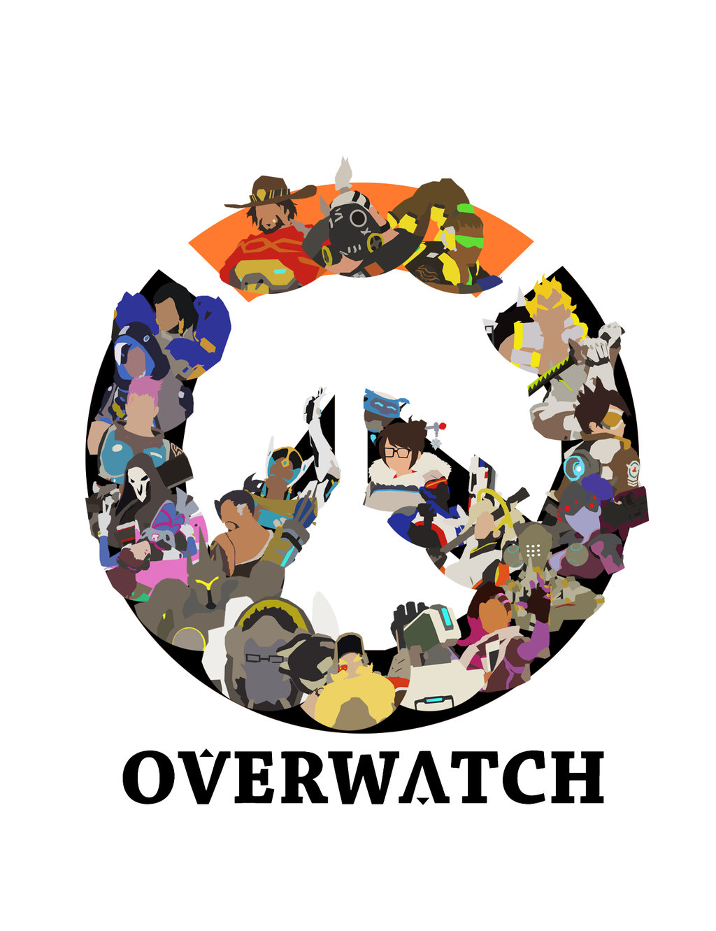 Overwatch Minimalist Logo by DoodledorkArt on DeviantArt.