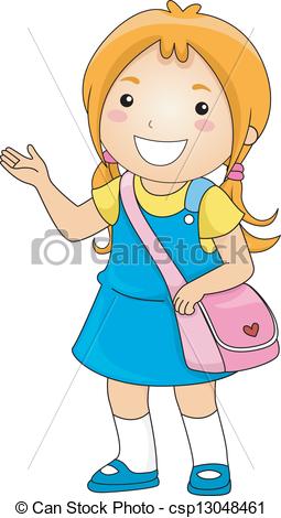 Student Clipart Vector.