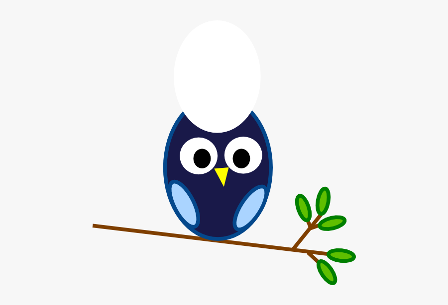 Blue Owl Branch Clip Art At Clker.