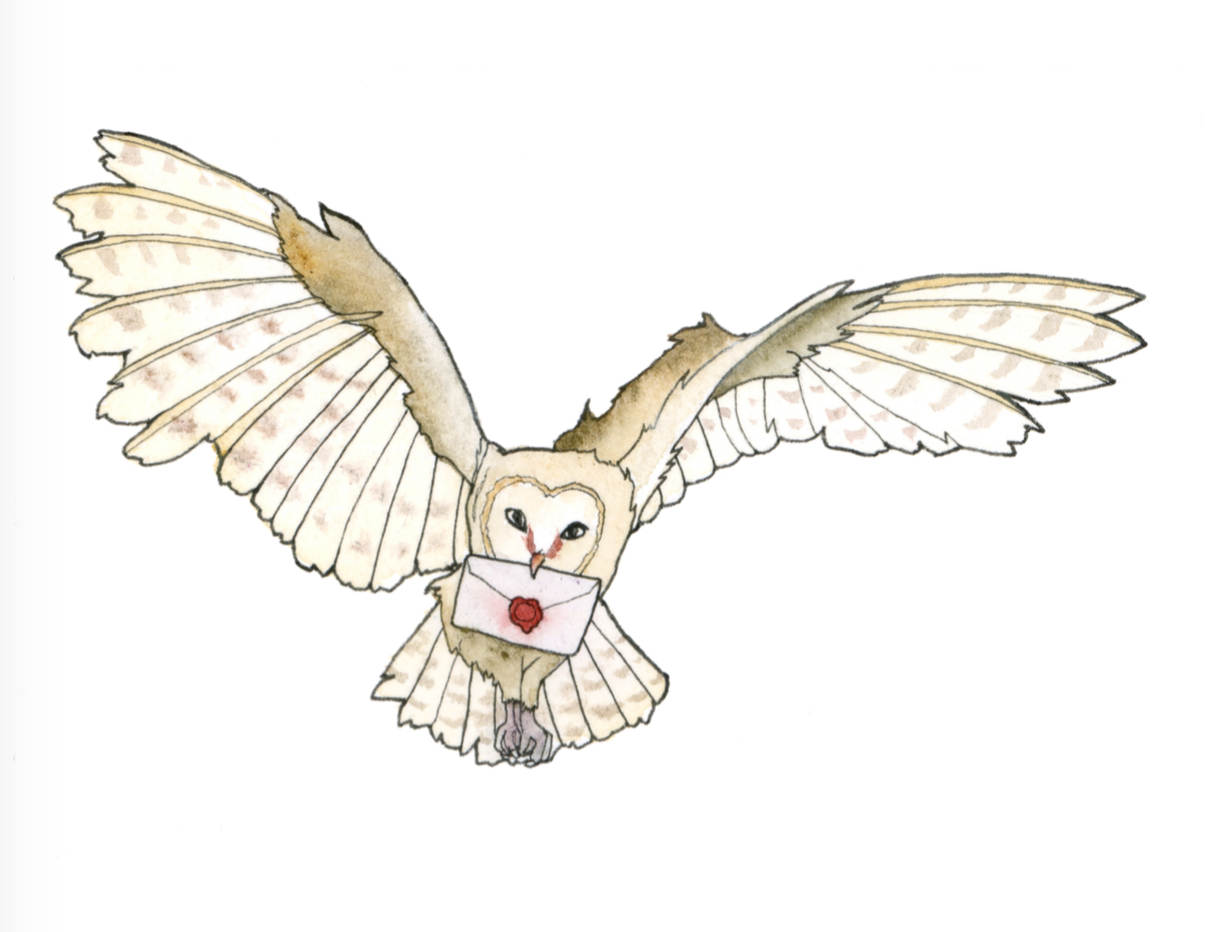 Owl Post Clip Art.